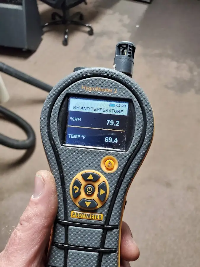 Moisture meter humidity assessment for Fire & Smoke Damage Restoration in Glasgow
